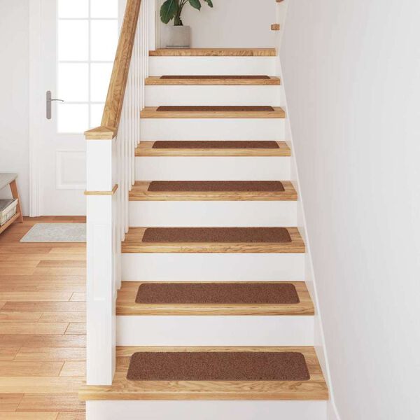 vidaXL Libisemisvastased trepimatid 15 pcs Kollane 75 x 20 cm PP