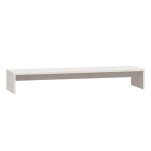 vidaXL monitorialus, valge, 100 x 27 x 15 cm, m&auml;nnipuit