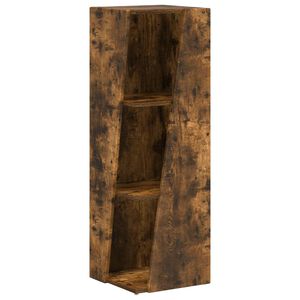 vidaXL K&uuml;ljerega shelf 33 x 32 x 100,5 cm Tehispuit Suitsetatud tamm