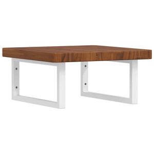 vidaXL seinale kinnitatav valamuriiul, teras ja tammepuit