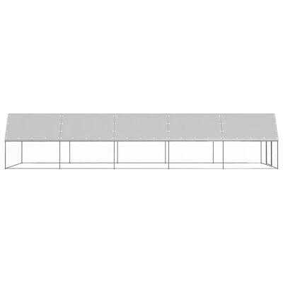 vidaXL õue kanapuur, 3 x 10 x 2 m, tsingitud teras