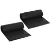 vidaXL Kurruline kuivenduspapp 2 pcs Must 0,5 x 20 m HDPE