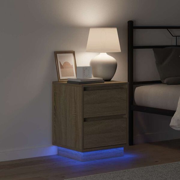 vidaXL Öölambi kapp sahtliga Sonoma tamm 39 x 34,5 x 50 cm Tehispuit