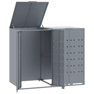 vidaXL ratastega pr&uuml;gikasti kuur 2 pr&uuml;gikastile, 138x79x117 cm, teras