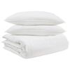 vidaXL Teki komplekt padjaga 3 pcs Valge Down Feather