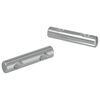 vidaXL P&auml;hkel 2 pcs Tsinkkattega 60 x 12 mm Raud
