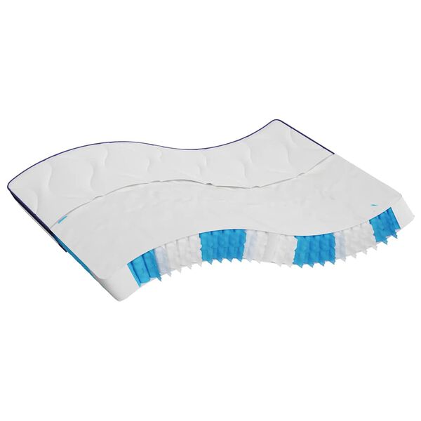 vidaXL vedrutaskutega madrats, keskmine k&otilde;vadus, 200 x 200 cm