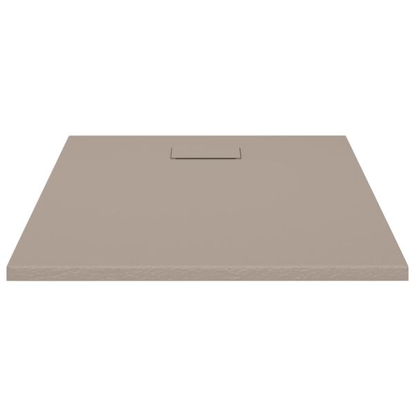 vidaXL dušialus, SMC, pruun, 100 x 80 cm