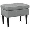 vidaXL Jala ottoman Helehall 55 x 35 x 41 cm kangas
