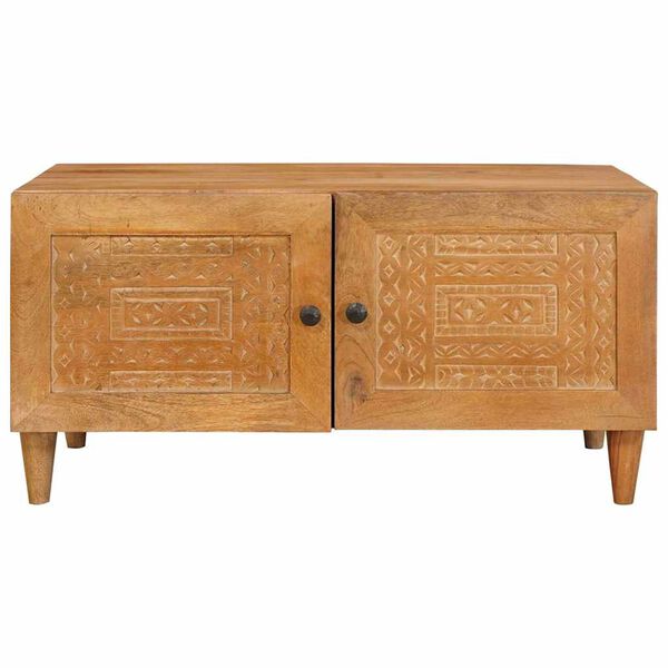 vidaXL Kohvilaud ladustamisega Helepruun 80 x 50 x 40 cm Akaatsiapuit