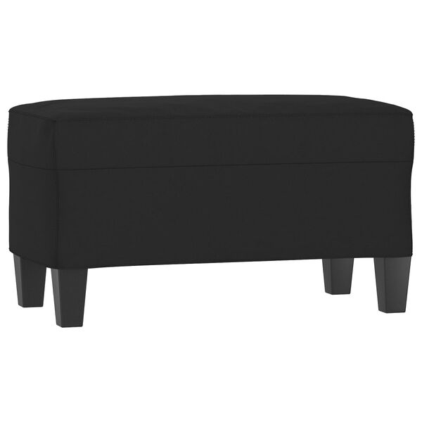 vidaXL pink, must, 70 x 35 x 41 cm, mikrofiiber kangas