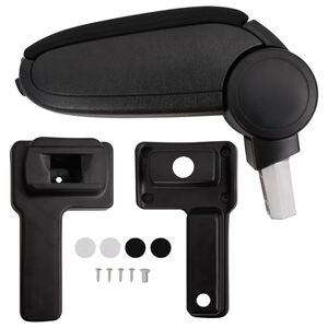 vidaXL auto k&auml;etugi, must, 14,5 x 32 x (27-46) cm, ABS