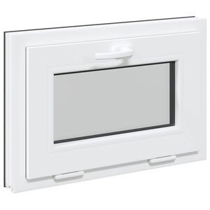 vidaXL Keldriakendus RISOR 60 x 40 cm PVC ja klaas Antratsiit