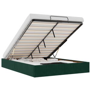 vidaXL Ottomani voodiraam ilma madratsita, 140x190 cm, samet