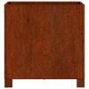 vidaXL jalgadega taimekast, rooste, 40 x 40 x 40 cm, Corten teras
