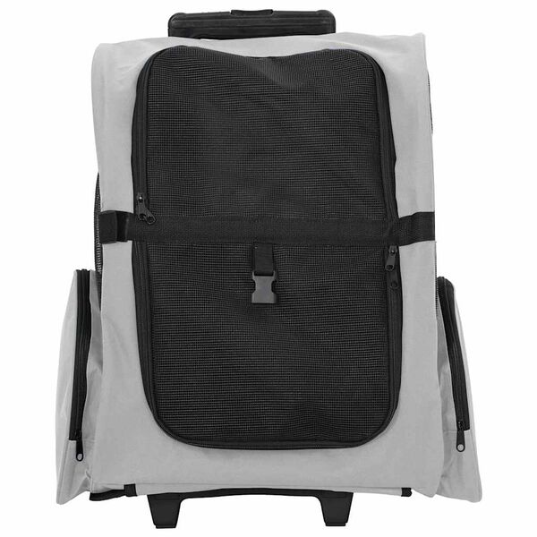 vidaXL lemmikloomak&auml;ru 3-&uuml;hes disain, hall, 48 x 32 x (57-106) cm, Oxford-kangas