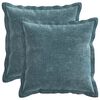 vidaXL Diivanipadi 2 pcs HOUTEN Sinine 40 x 40 cm &Scaron;en&uuml;&uuml;lfabric