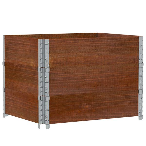 vidaXL aia taimekast, pruun, 80 x 60 cm, m&auml;nnipuit