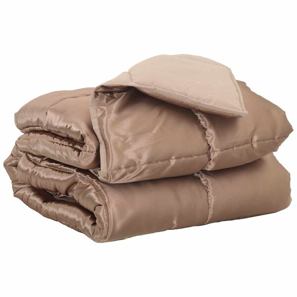 vidaXL T&auml;ispika aasta tekk Kuldne 200 x 200 cm Satiin ja mikrofiber