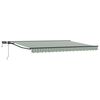 vidaXL Manuaalne varikatus LED-idega 4,5 &times; 3 m Pol&uuml;ester PU-kattega