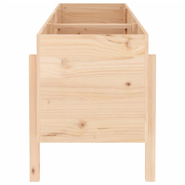 vidaXL kõrgendatud aia taimelava, 160 x 50 x 57 cm, männipuit