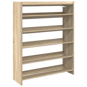 vidaXL kingariiul, sonoma tamm, 80 x 25 x 100 cm, tehispuit