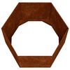 vidaXL taimekast, rooste, 60x60x45 cm, Corten teras
