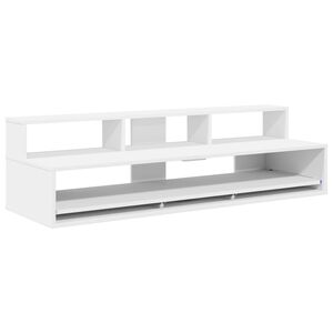 vidaXL Stuudio laud Valge 130 x 42,5 x 36 cm Tehispuit