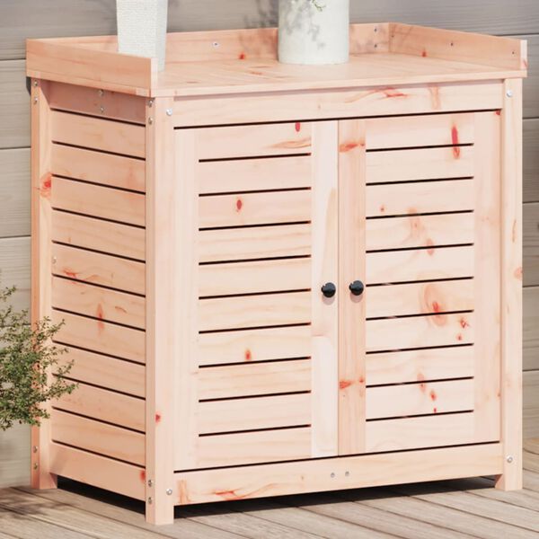 vidaXL riiulitega istutuslaud, 82,5 x 50 x 86,5 cm, ebatsuuga puit