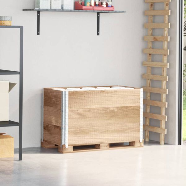 vidaXL kaubaaluste &auml;&auml;red 3 tk, 100x50 cm, toekas m&auml;nnipuit