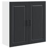vidaXL Seinekapp PORTO Must 80 x 31 x 80 cm Tehispuit