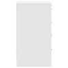 vidaXL Kõide sahtliga Valge 40 x 41 x 75 cm Tehispuit