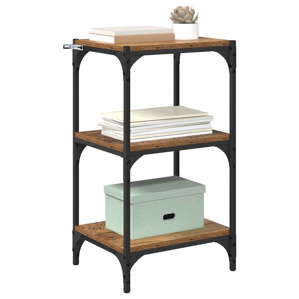 vidaXL Raamaturiiul Vana puit 40 x 33 x 70,5 cm