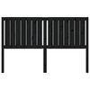 vidaXL voodipeats, must, 165,5 x 4 x 100 cm, m&auml;nnipuit