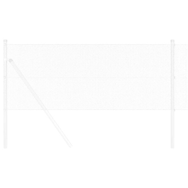 vidaXL Heksagonaalne tara Hõbedane 0,6 x 100 m Tsingitud teras