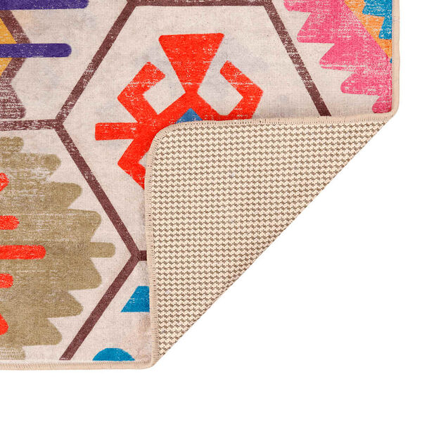 vidaXL vaip, pestav, mitmev&auml;rviline, 80 x 150 cm