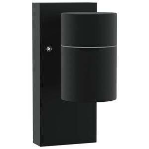 vidaXL V&auml;line seinalamp Must 6,5 x 10,5 x 16 cm