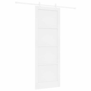 vidaXL Libisev uks Valge 83 x 232 cm Toekas m&auml;nnipuit