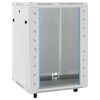 vidaXL 15U serverikapp p&ouml;&ouml;ratavate jalgadega, 19" IP20, 60x45x86 cm