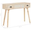 vidaXL konsoollaud 3 sahtliga, 100 x 30 x 73 cm, toekas männipuit