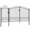 vidaXL aiav&auml;rav, Woerden, terasest, 1,95 x 4 m, must