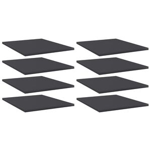 vidaXL riiuliplaadid 8 tk, hall, 40x50x1,5 cm, tehispuit