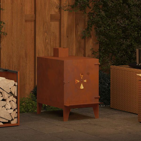 vidaXL Matkapliit 35x50x60 cm Corten teras