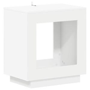 vidaXL K&uuml;lglaud Valge 60 x 40 x 65 cm Tehispuit