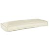 vidaXL Pallet padjakomplekt 2 pcs cream 100 x 40 x 8 cm Oxfordi kangas