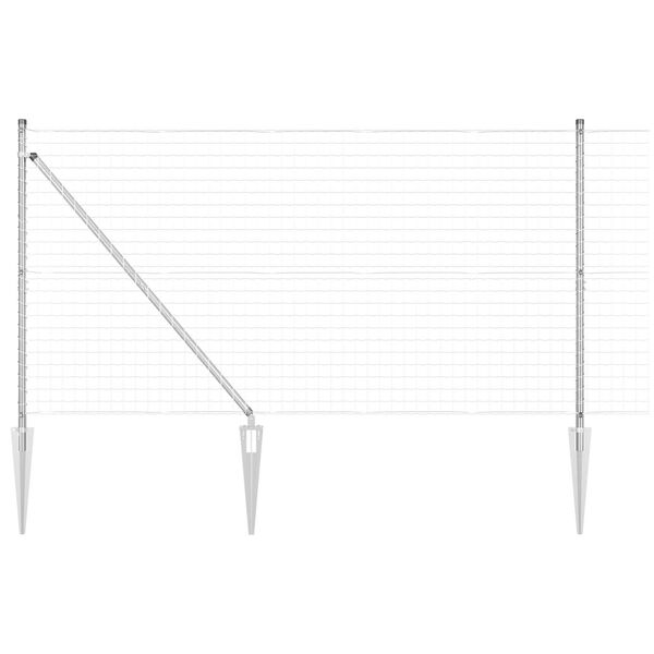 vidaXL Aed koos postidega H&otilde;bedane 1.2 x 10 m Teras