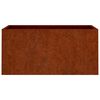 vidaXL taimekast, 62x30x29 cm, Corten teras