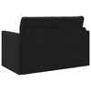 vidaXL Diivanvoodi 110cm Must kangas