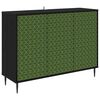 vidaXL K&otilde;ide GELEEN Must tamm 102 x 33 x 76 cm Tehispuit