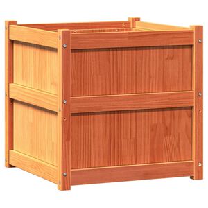 vidaXL aia taimekastid 2 tk, vahapruun, m&auml;nnipuit